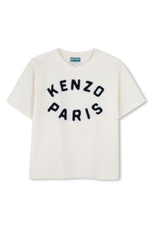 Off-white organic cotton T-shirt KENZO KIDS | K61163117